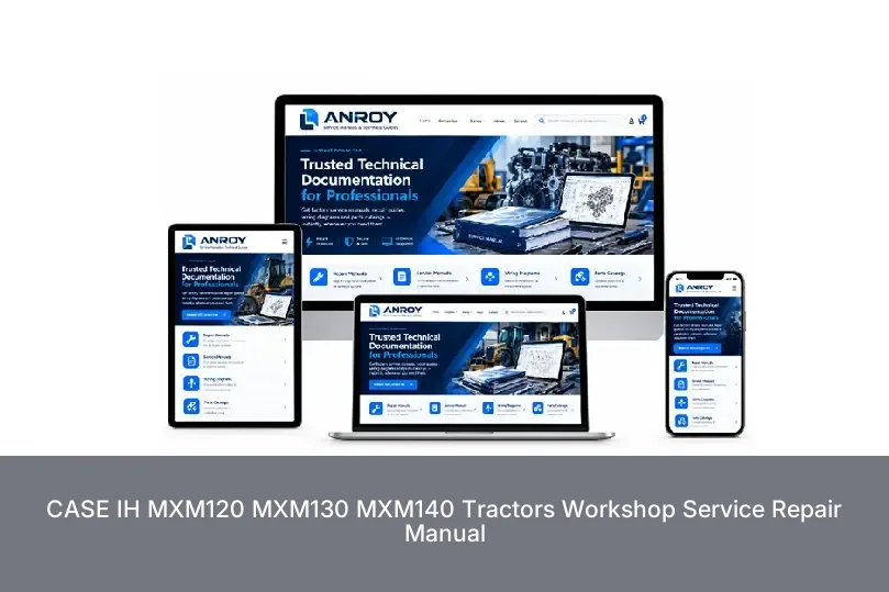 CASE IH MXM120 MXM130 MXM140 Tractors Workshop Service Repair Manual