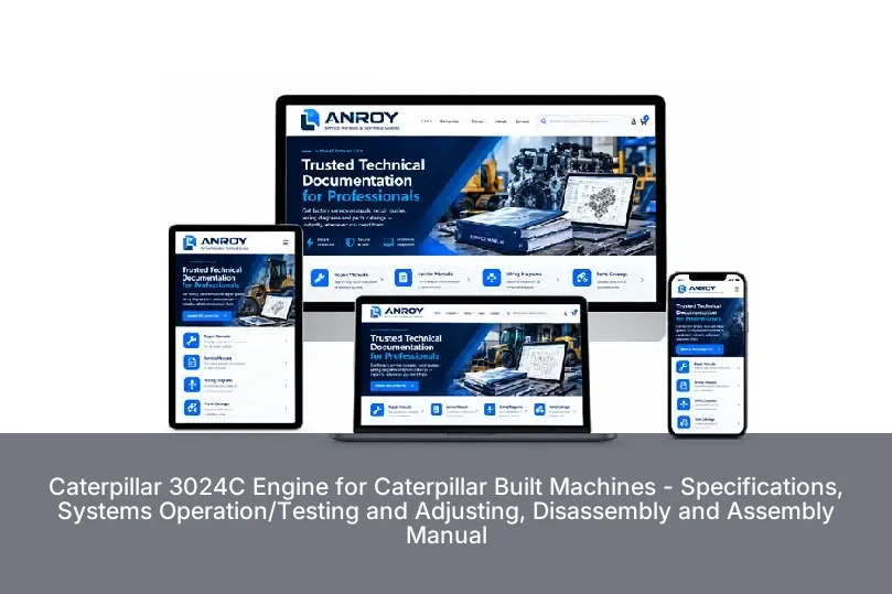 Caterpillar 3024C Engine for Caterpillar Built Machines - Specifications, Systems Operation/Testing and Adjusting, Disassembly and Assembly Manual